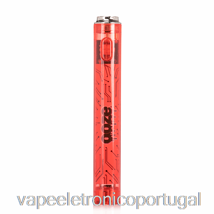 Vape Eletrônico Ooze Slim 400mah Claro 510 Vape Bateria Rubi Vermelho